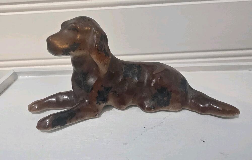 Occupied JAPAN Dog Ceramic Figurine 3 3/4"